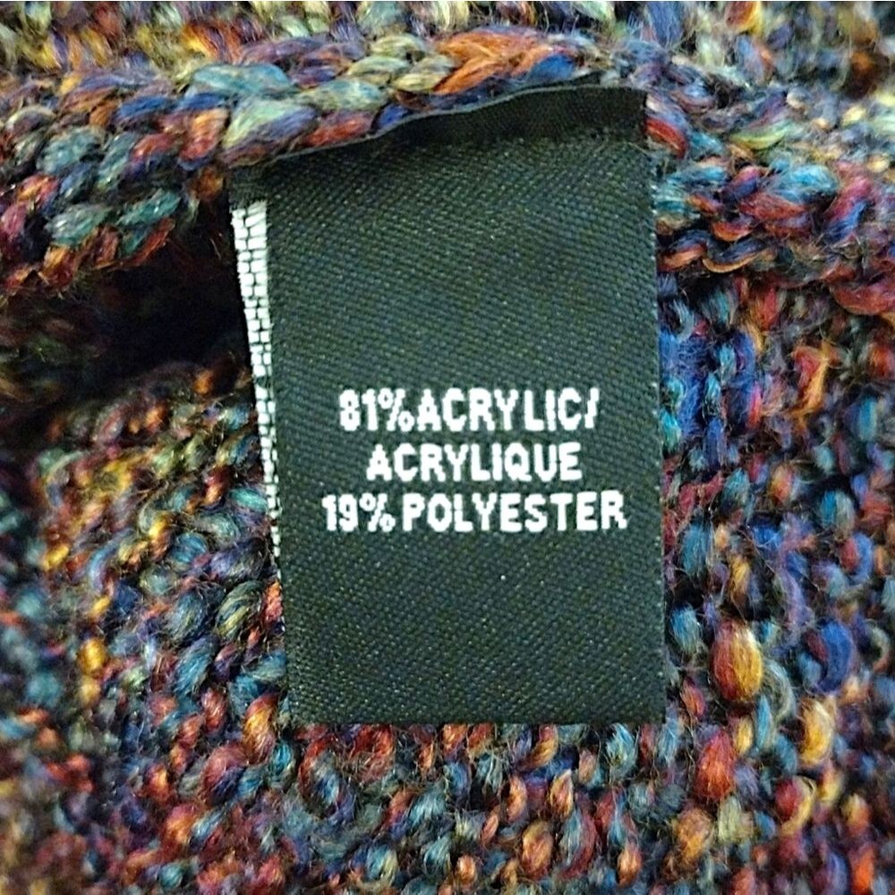 Parkhurst Multicolored Acrylic / Polyester Blend Knit Sweater, Size Small, NWT - Picture 4 of 5